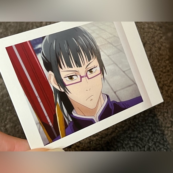 Maki Zenin Jujutsu Kaisen / JJK / Sorcery Fight Polaroid Trading Card Anime - Picture 4 of 6